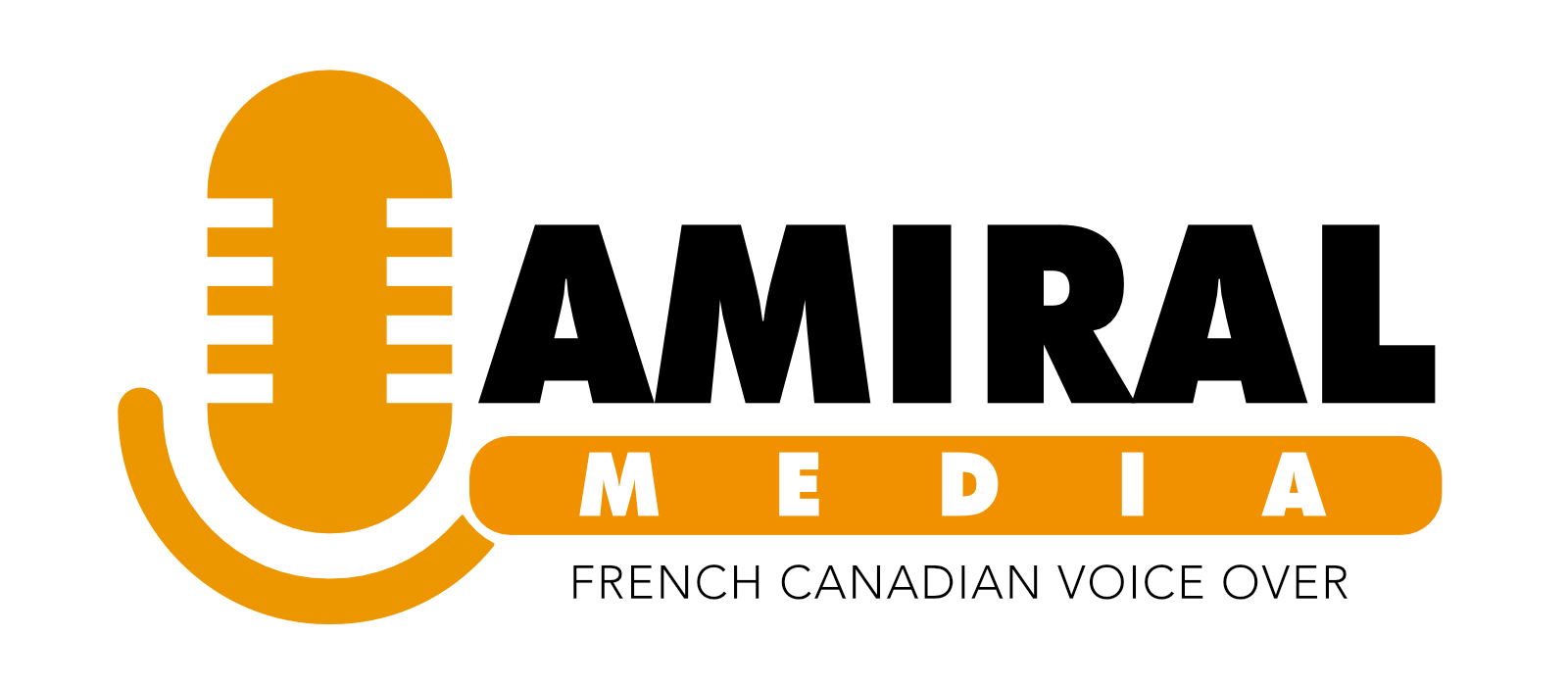 Amiral Media French Canadian Voice Over Logo